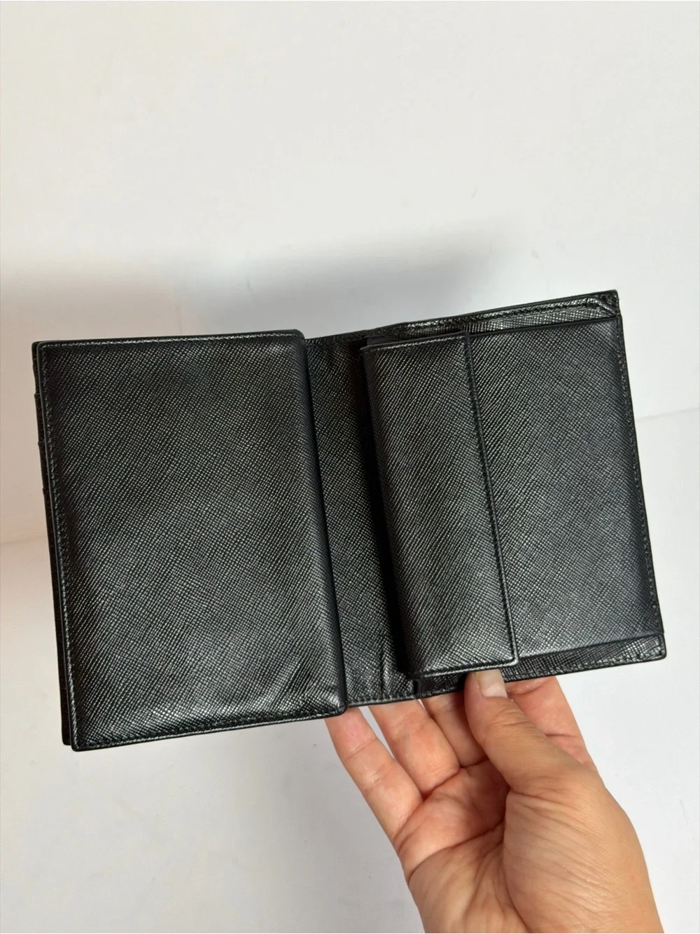 Prada Tessuto Light Blue Nylon Wallet